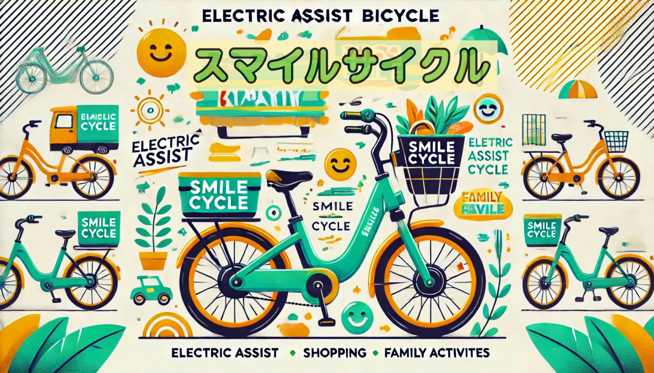 スマイルサイクルで電動アシスト自転車をリーズナブルにお試し！
