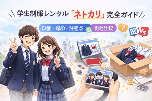 学生制服レンタルサービス【ネトカリ】完全ガイド｜料金・返却・注意点と他社比較（2026年版）