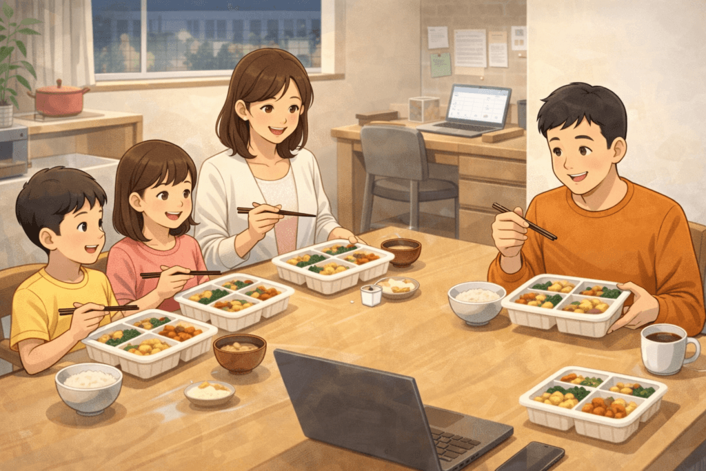 気くばり御膳で食事の負担を減らせるイメージ