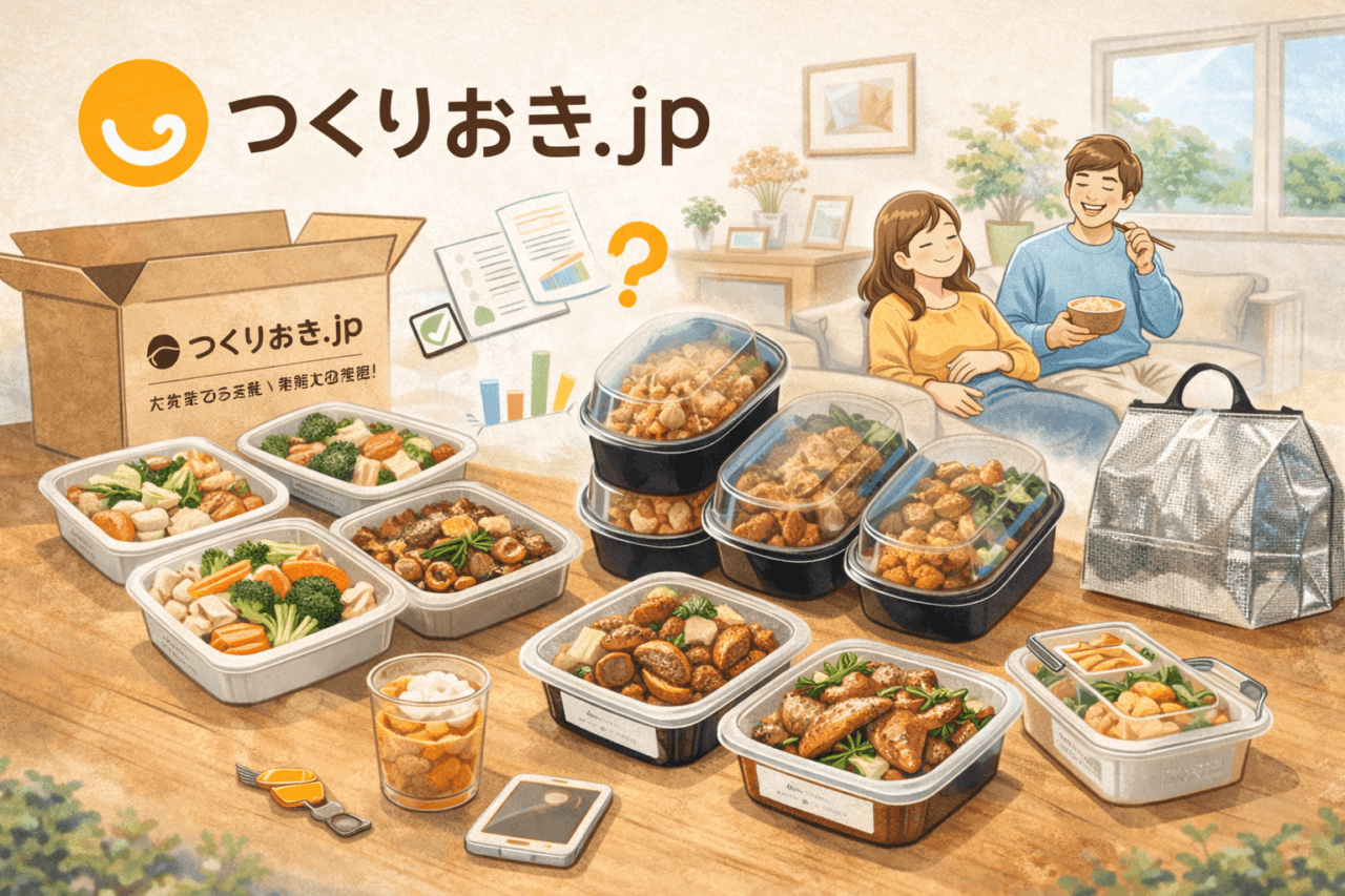 出来立て手作り惣菜を冷蔵でお届け【つくりおき.jp】は便利？料金・向いている人・注意点をやさしく解説