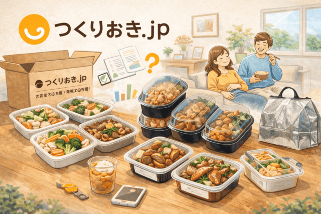出来立て手作り惣菜を冷蔵でお届け【つくりおき.jp】は便利？料金・向いている人・注意点をやさしく解説