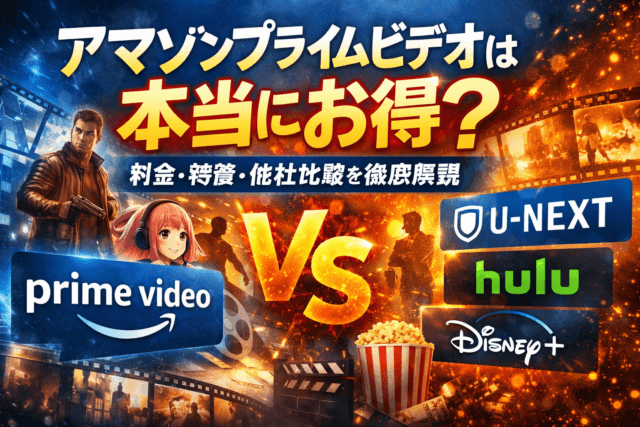 アマゾンプライムビデオは本当にお得？料金・特徴・他社比較から向いている人までやさしく解説